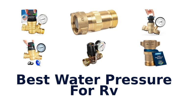 best water pressure for rv