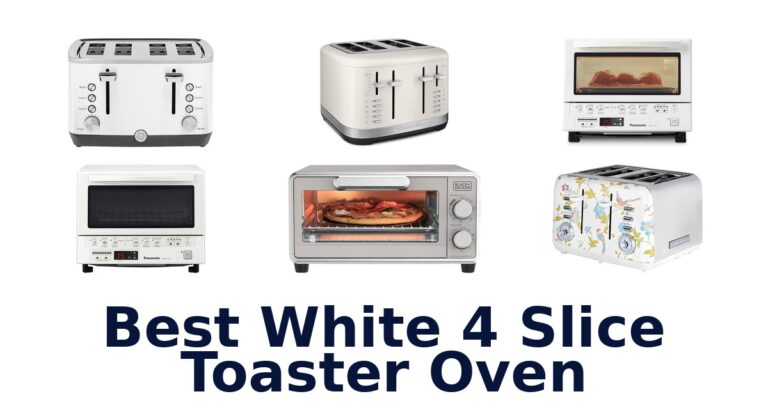 best white 4 slice toaster oven