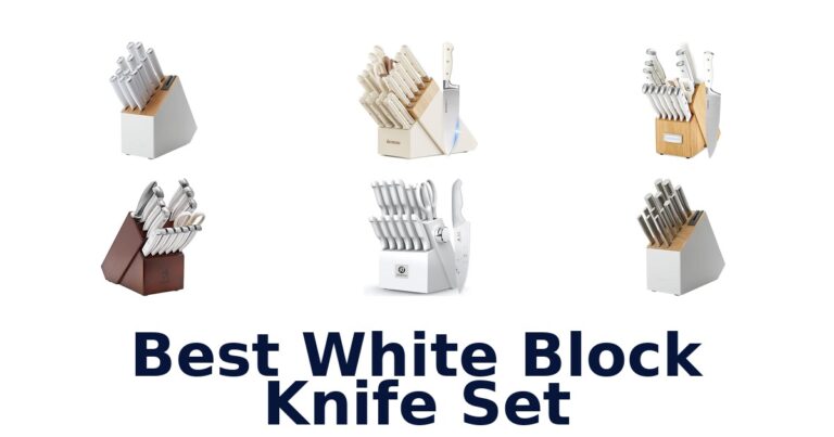 best white block knife set