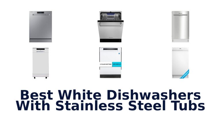 Best White Dishwashers w/ Stainless Tubs (Top 10) best white dishwashers with stainless steel tubs