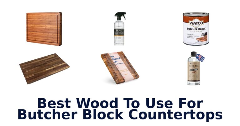 best wood to use for butcher block countertops