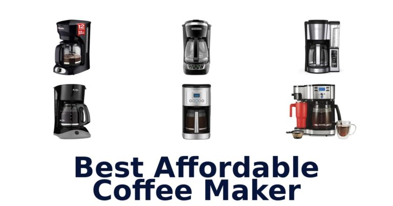 best affordable coffee maker