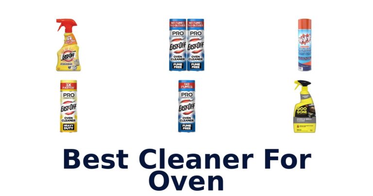 best cleaner for oven