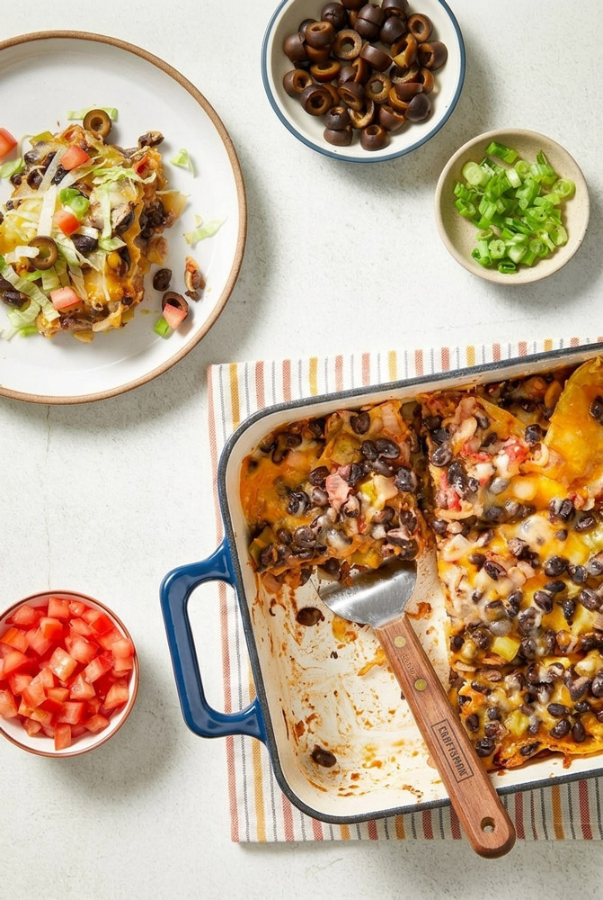 Black Bean Tortilla Casserole