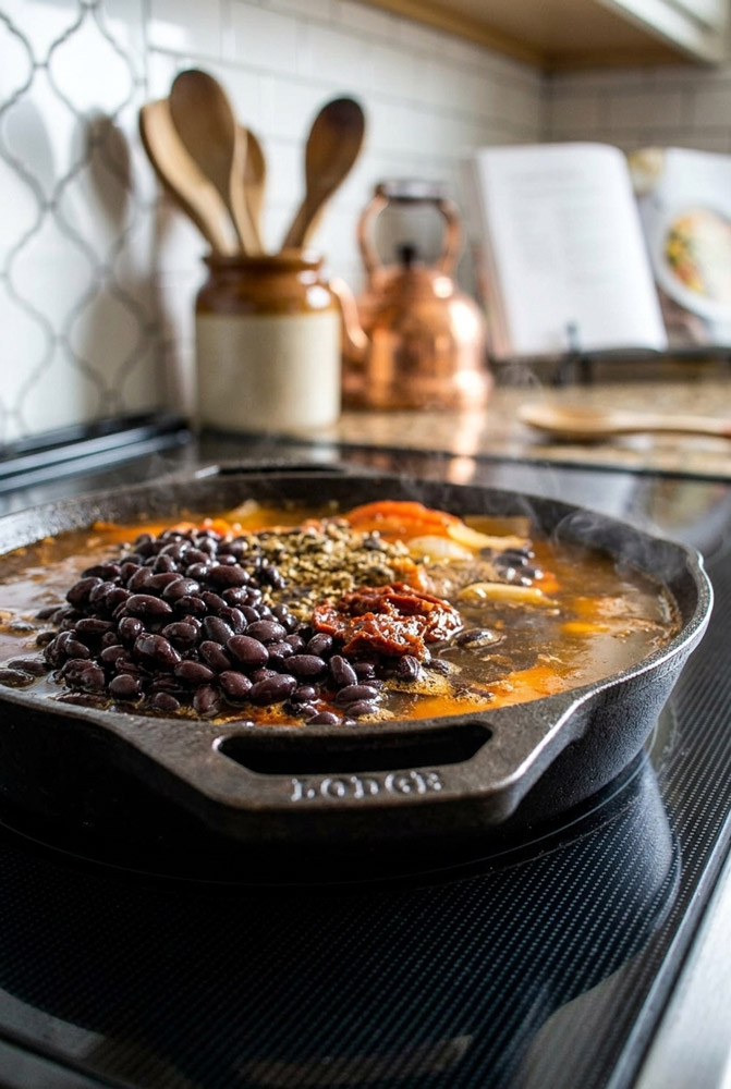 Cooking Mexican Bean Soup