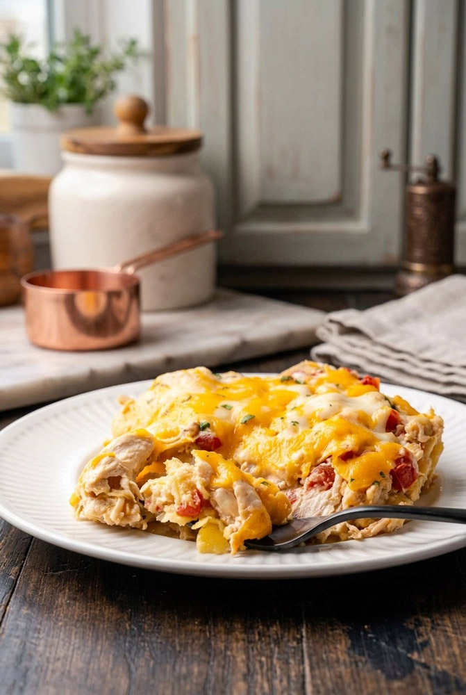 Customization Salsa Verde Chicken Casserole