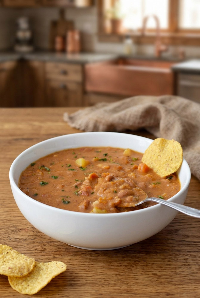Serve Pinto Bean Soup