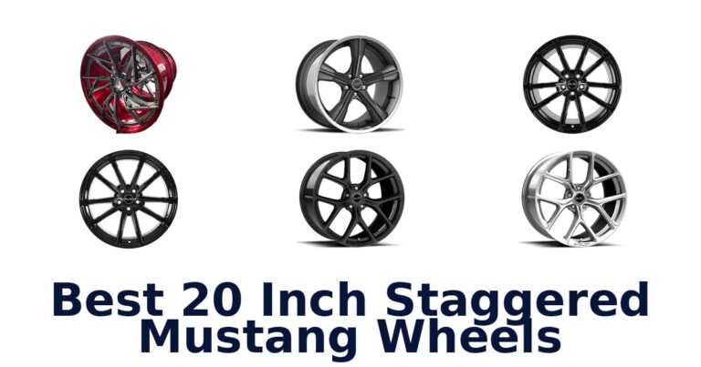 Best 20 Inch Staggered Mustang Wheels for a 9.5/11-Inch Setup Best 20 Inch Staggered Mustang Wheels