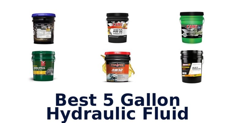 Best 5 Gallon Hydraulic Fluid for Equipment and Tractors Best 5 Gallon Hydraulic Fluid