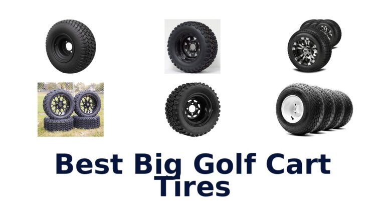 Best Big Golf Cart Tires for Lifted and Standard Carts Best Big Golf Cart Tires