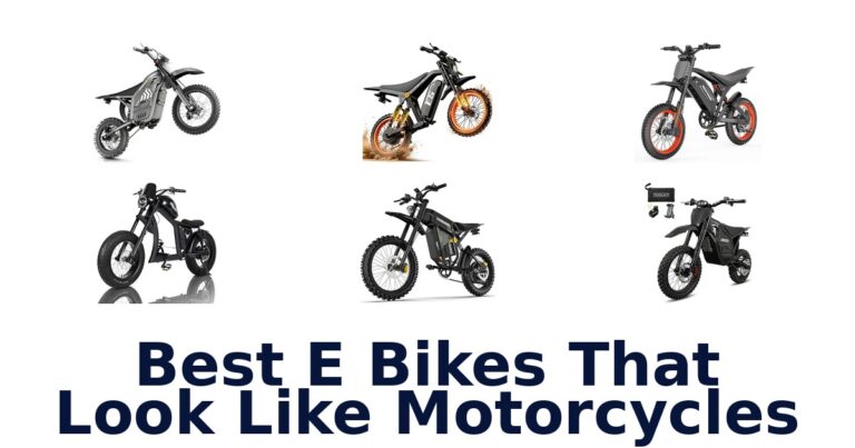 Best E Bikes That Look Like Motorcycles: 10 Models Compared Best E Bikes That Look Like Motorcycles