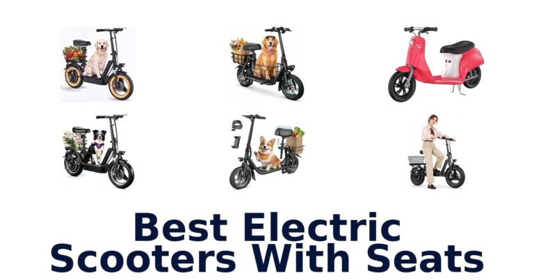 Best Electric Scooters With Seats for Commuting and Cruising Best Electric Scooters With Seats