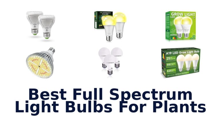 Best Full Spectrum Light Bulbs For Plants