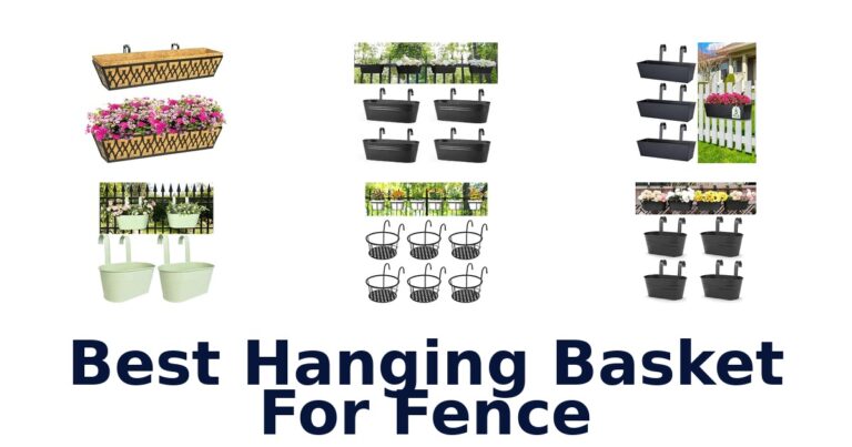Best Hanging Basket For Fence: Compare 10 Railing Planters Best Hanging Basket For Fence