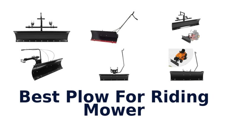 Best Plow For Riding Mower