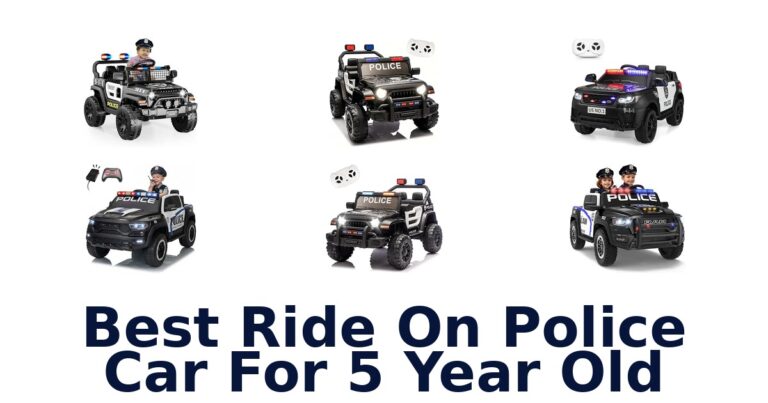 Best Ride On Police Car For 5 Year Old: 10 Options Compared Best Ride On Police Car For 5 Year Old