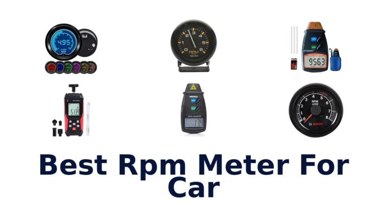 Best Rpm Meter For Car: Compare Gauges and Handheld Meters Best Rpm Meter For Car