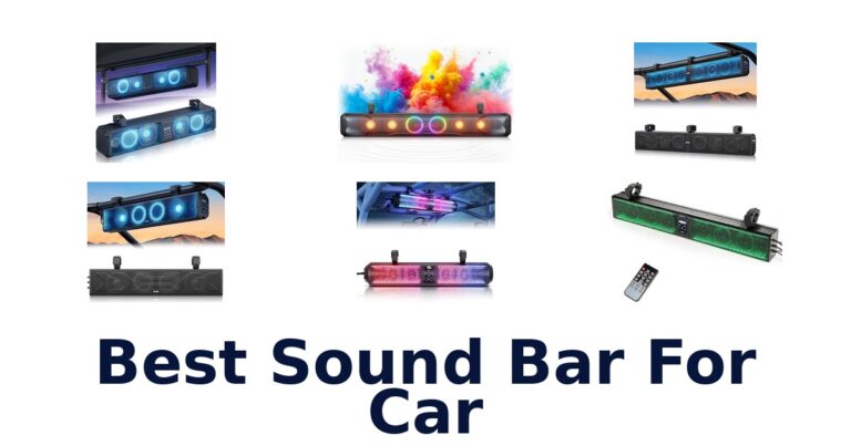 Best Sound Bar For Car: 10 Vehicle Sound Bars Compared Best Sound Bar For Car