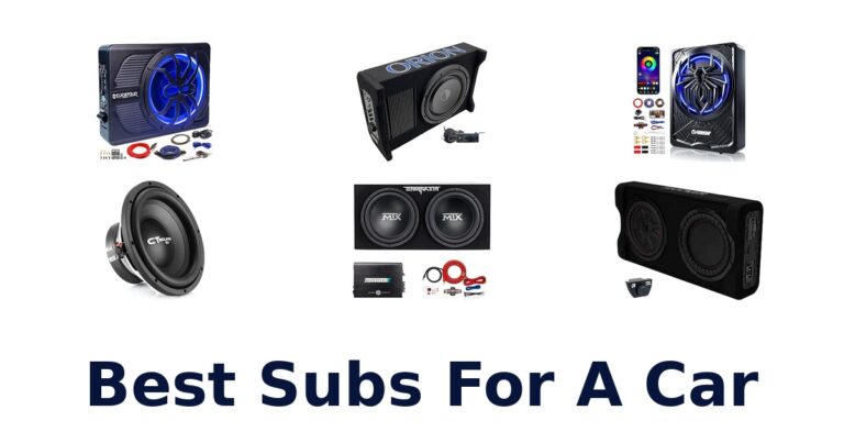 Best Subs For A Car: Powered, Loaded and Under-Seat Options Best Subs For A Car