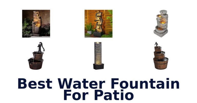 Best Water Fountain For Patio