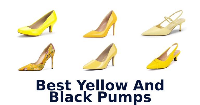 Best Yellow And Black Pumps